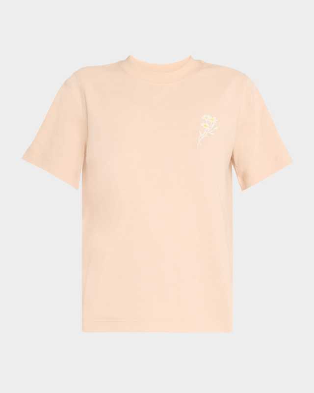 Flower B-Print Short-Sleeve T-Shirt